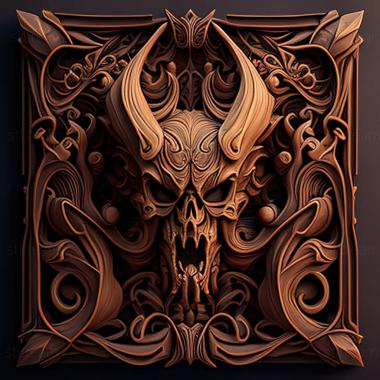 3D model Diablo game (STL)